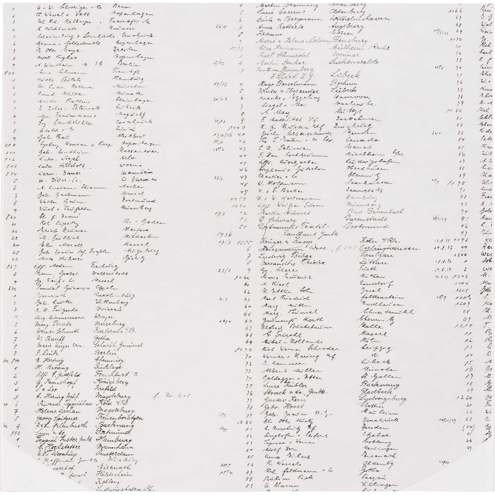 Image of the drawing in the edition 2/3 of the Special Edition: Lace Ware. An Album 1900-1954